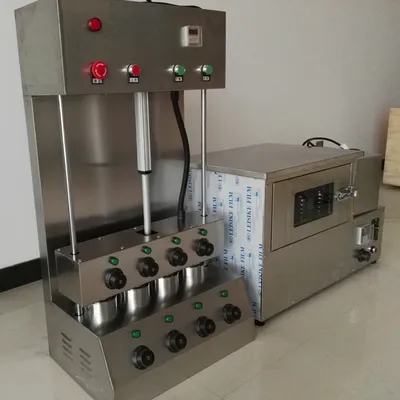 Automatic 4 Heads Pizza Cone Maker Electric 110v 220v Pizza Cone Machine Stainless Steel Pizza Cone Maker Set