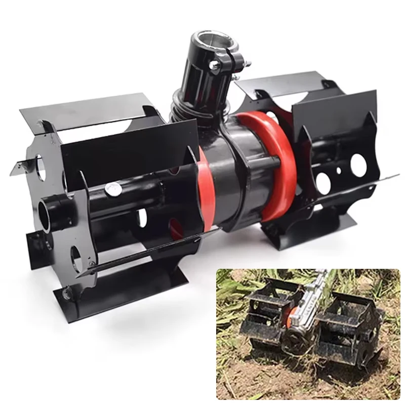 Mower Wheel 26mm 28mm Universal Weeder Wheel Deep Tillage Wheel Mower Accessories Straight Blade Slash Blade Loosening Wheel