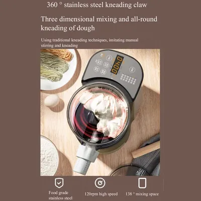Electric Automatic Noodle Maker Machine Multifunction Pasta Maker Dough Roller Dumpling Skin Machine Various Shapes