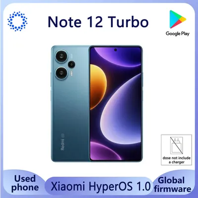 Xiaomi Redmi Note 12 Turbo 5G smartphoe POCO F5 5G Snapdragon 7+ Gen 2 67W Charging 120Hz OLED Display used phone no charger