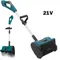 Electric Hand-Push Snow Blower Cordless Snow Shovel Wireless Foldable Snow Blower Small Snow Removal Snow Thrower No Battery