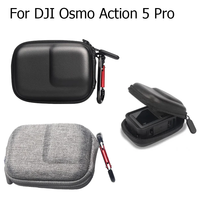 Custodia da trasporto per DJI Osmo Action 5 Pro Mini Box portatile Custodia protettiva impermeabile per fotocamera sportiva per DJI Action 5 Pro