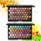 54 Colors Matte Fine Glitter Eyeshadow Palette Earth Color Eyeshadow Palette Waterproof Non-Halogenating Delicate Eyeshadow