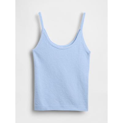 Gap Blue Soft Touch Cropped Knit Vest Top