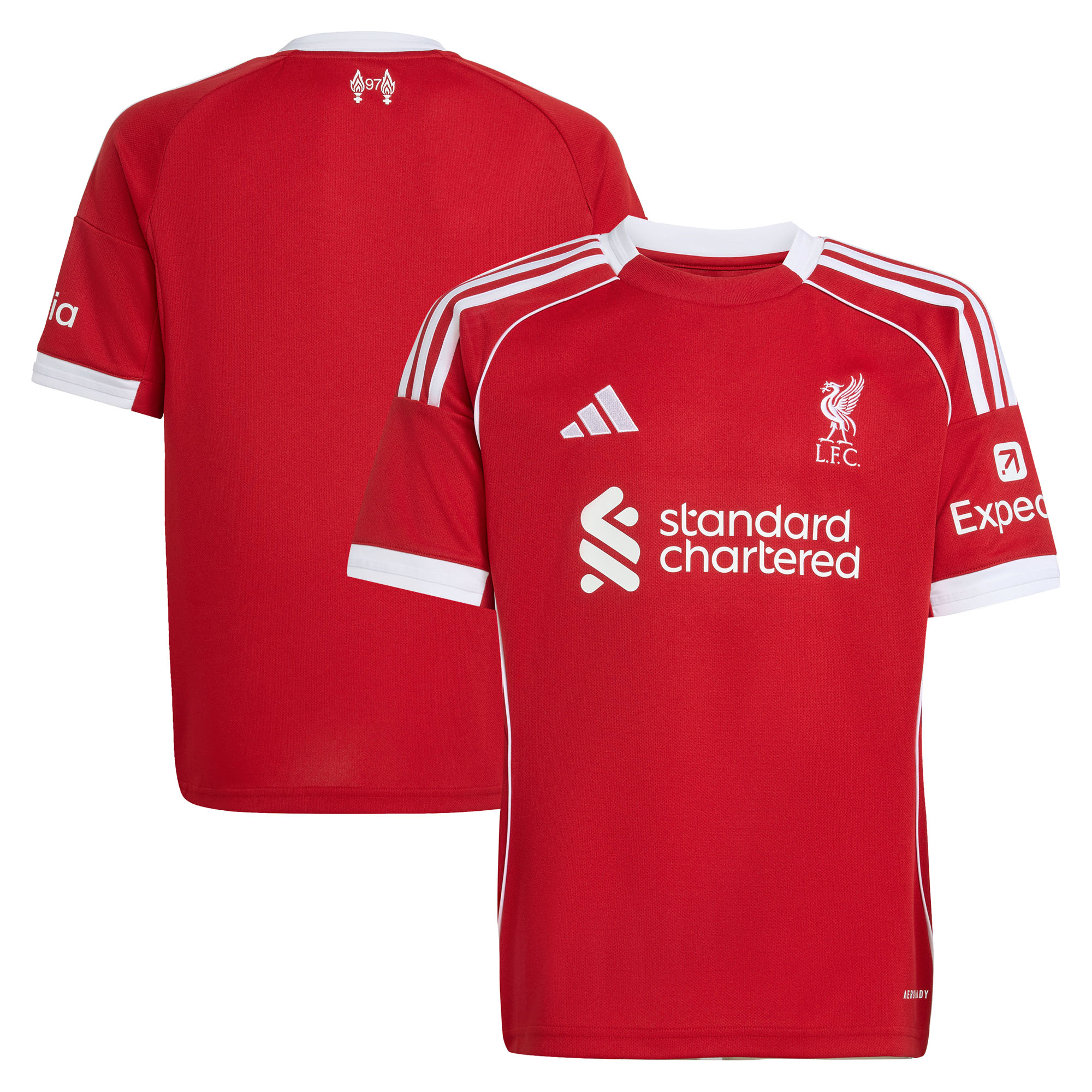 Maillot domicile Liverpool adidas 2025-26 - Enfant