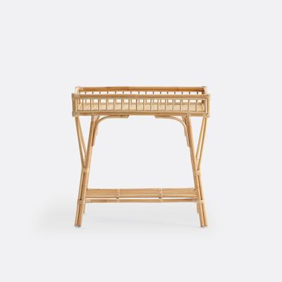 Nyla Rattan & Bamboo Console Table