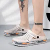2025 Clogs Sandalen Männer Slip On Outdoor Strand Sommer Schuhe Medizinische Clogs Kausalen Atmungsaktive Männliche Sandalen Mit Loch Große Größe