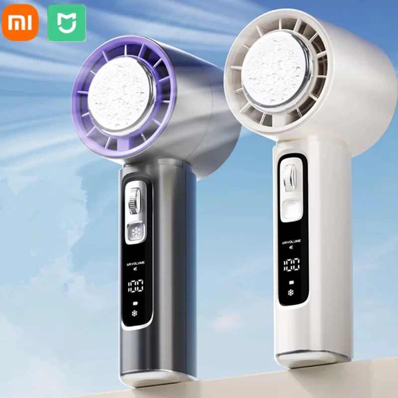 Xiaomi – Mini ventilateur Portable, climatiseur à refroidissement rapide, ventilateur électrique portatif à grande vitesse, 4000mAh, Rechargeable, pour voyage en plein air