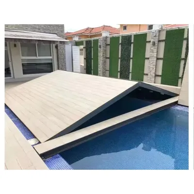 Custom automatic folding pool cover for winter spa pool cover, suitable for indoor and outdoor use