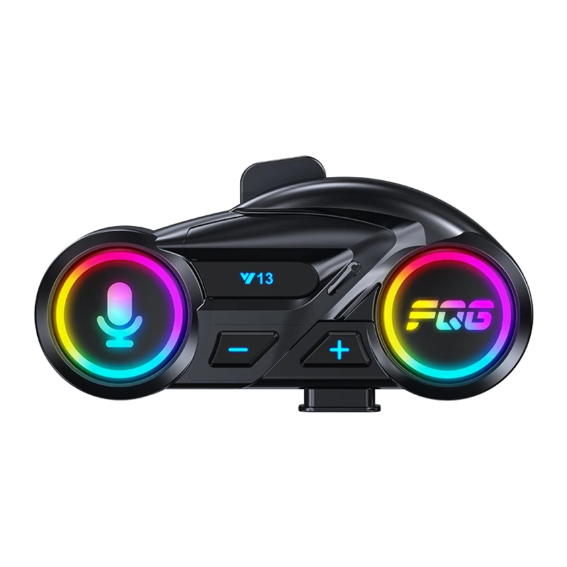 Y13 Motorradhelm Bluetooth-Headset, kabelloser Freisprechanruf, wasserdichter Kopfhörer für Fahrer, Musik-Player mit Umgebungslicht Image