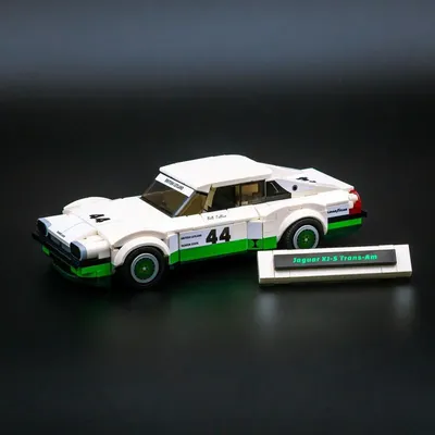 MOC Speed Champions 415PCS DIY 1978 auto XJS Trans-Am Bausteine Montage Modell Racing spielzeug ziegel kinder geburtstag geschenke Image