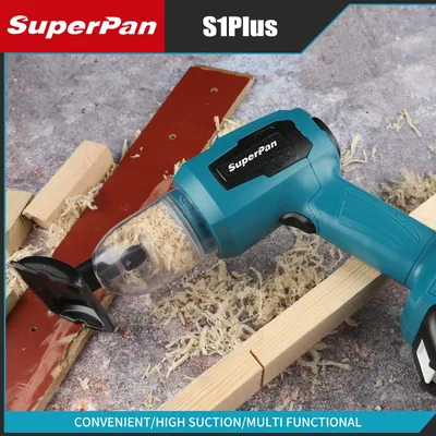 Superpan Strong Suction Mini Electric Vacuum Cleaner Wireless Handheld Home Cleaner Blower With Nozzeles for Makita 18V Battery