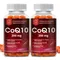 BBEEAAUU 120PCS High Potency Coenzyme Q10 Softgels,Vegetarian Promoting Cardiovascular & Heart Health Provides Energy Support