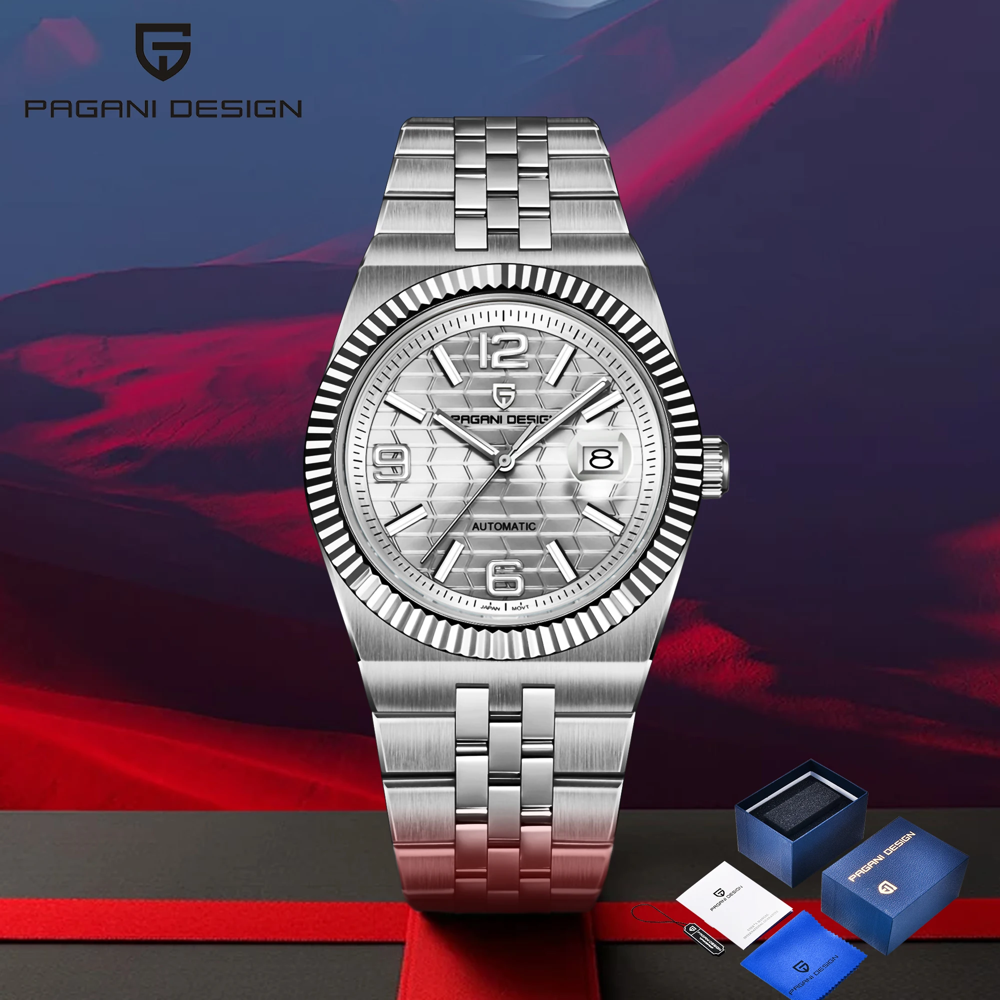 PAGANI DESIGN Uhren Luxus Mechanische Uhren für Herren Geschenk 2025 Neue Automatikuhren Mode Top Saphirglas Sportuhr Image