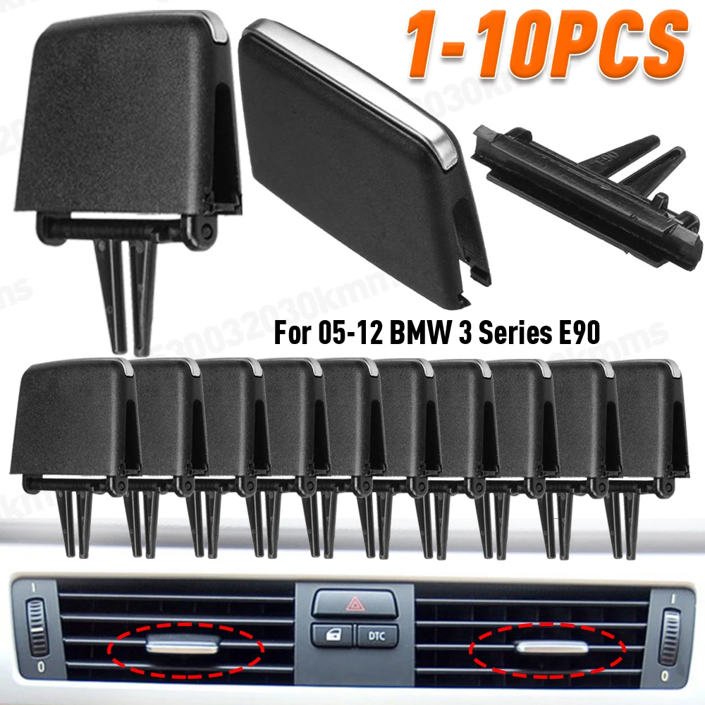 1-10PCS Auto Vorne A/C Air Vent Outlet Tab Clip Reparatur Kit für 05-12 BMW 3er E90 Auto Klimaanlage Vent Outlet Tab Clip Image