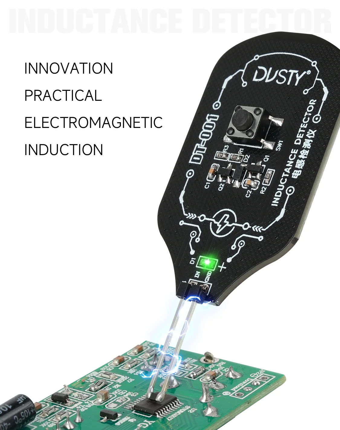 MECHANIC DT-001 Induktivitätsdetektor PCB Elektromagnetisches Fehlererkennungswerkzeug für die Reparatur von Mobiltelefon-Motherboards und Ingenieure Image