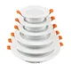 Faretti da incasso a LED 3W 5W 7W 9W 12W 15W 18W 24W 30W Lampade da incasso rotonde Faretto Illuminazione da pannello a soffitto per interni AC220V