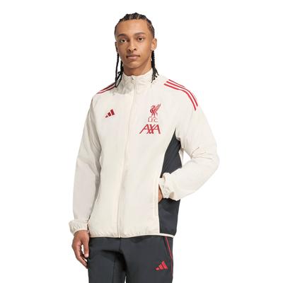 Liverpool adidas Training Präsentationsjacke – Weiß Image