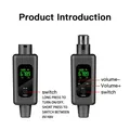 Sistema adattatore XLR Sistema ricevitore trasmettitore microfono wireless per microfono dinamico Sistema PA mixer audio per chitarra