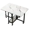 Set tavolo da pranzo e sedie pieghevoli, tavoli da pranzo mobili, set di sedie, mobili per sala da pranzo, piccolo appartamento, soggiorno