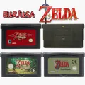Cartuccia di gioco Zelda GBA Console per videogiochi a 32 bit Legend Of Zelda Collegamenti di carte di gioco Awakening DX Quattro spade Il berretto Minish