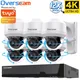Tuya Smart Life 8CH POE NVR con 4K 8MP 12X Zoom PTZ Telecamera IP Kit di videosorveglianza Monitor Registrazione audio Sistema di sicurezza CCTV