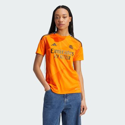 adidas Performance Womens Real Madrid 24/25 Away Jersey - Orange Recycled Material - Size X-small | adidas Performance Sale | Discount Designer Brands
