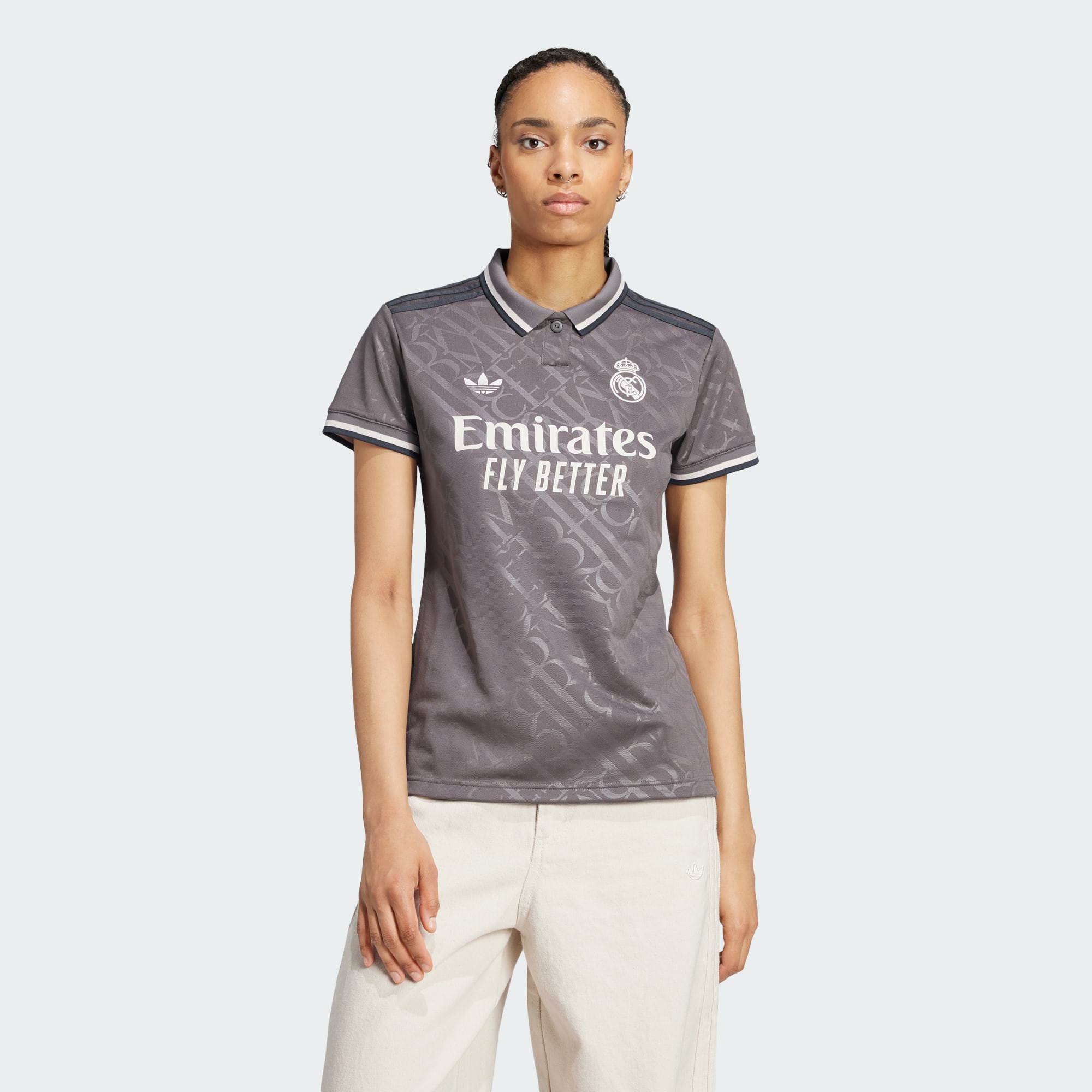 adidas Performance Womens Real Madrid 24/25 Third Jersey - Brown Recycled Material - Size Medium | adidas Performance Sale | Discount Designer Brands