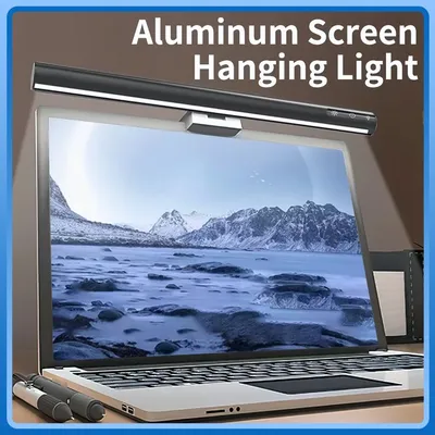 PC Computer Monitor Licht Bar Drahtlose Fernbedienung Bildschirm Hängen Lichter Augenschutz Schreibtisch Lampe Für Studie Arbeit Gaming Licht