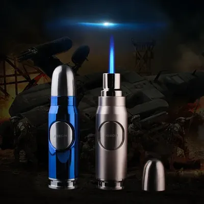 JOBON New Bullet-shaped Cigar Lighter Multi-uses Butane Gas Torch Lighter Spray Gun Cigarette Lighter Men’s Gift Ignition Tools