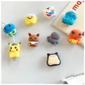 Kawaii Pokemon Pikachu Doll Cavo dati Custodia protettiva Anime Squirtle Custodia protettiva Accessori per telefoni cellulari Anti-rottura