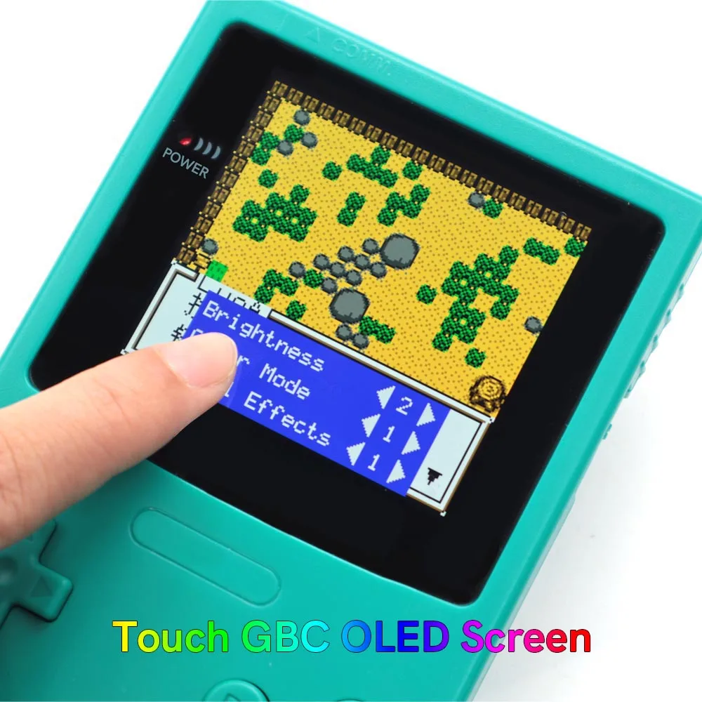 GBC Laminiertes OLED AMOLED Touch ScreenOSD Menü Kit für GameBoy Color GBC mit individuellem Gehäuse Image