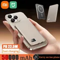 Xiaomi MIJIA 50000mAh Banca di potere ultra sottile per batteria portatile a ricarica rapida wireless magnetica MagSafe per iPhone Xiaomi Nuovo