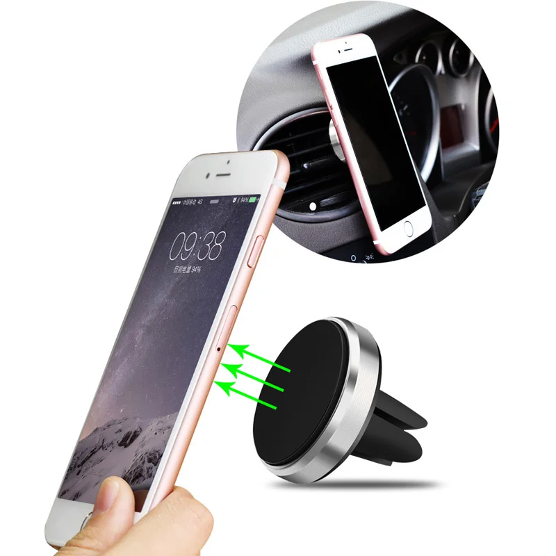 Support de téléphone magnétique pour voiture, Support de ventilation pour Smartphone, Support GPS pour voiture, pour iPhone Xiaomi Mi Samsung LG