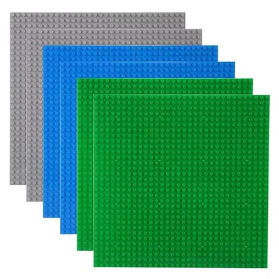 32x32 32x16 16X16 Punkte Klassische Grundplatten MOC DIY Kunststoff Ziegel Grundplatten Stadt Bausteine figuren Bau Spielzeug Image