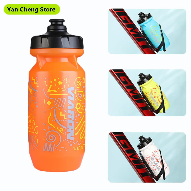 550 ml auslaufsichere Fahrrad-Wasserflasche, Anti-Fall-Getränkeflasche, passend für Outdoor-Sport, Radfahren, Fitness, Laufen, MTB-Fahrrad-Wasserbecher Image