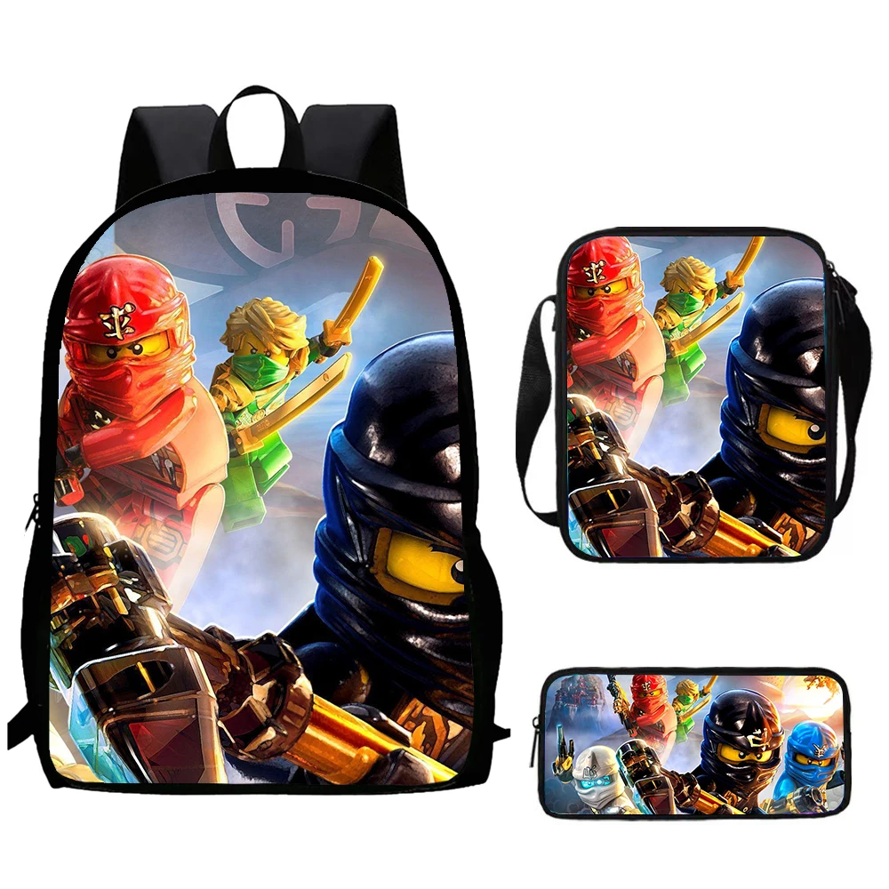 Sac à dos d'école de dessin animé N-nSilk pour enfants, sac initié, sacs à crayons, sacs d'école pour garçons et filles, meilleur cadeau, 2025