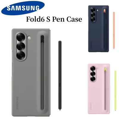 Original Samsung Galaxy Z Fold6 S Pen Cover Case , For Samsung Galaxy Z Fold 6 Silicone With Spen Protective cases, EF-OF95P