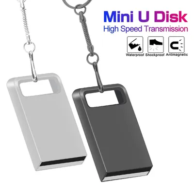 USB2.0 4 GB Festplatte USB-Flash-Laufwerk 32 GB Cool Pendrive Metall 8 GB Pen Drive 16 GB USB-Stick Farbe Silber Flash-Laufwerk hohe Geschwindigkeit Image