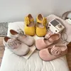 Frühling Herbst Mädchen Rosa Mary Jane Schuhe Fee Ballett Rose Blume Schule Student Loafer Wohnungen Größe 23-34