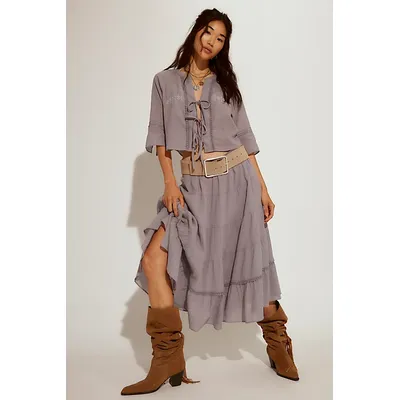 Bright Side Set at Free People in Purple Ash, Size: Medium