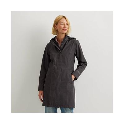 Eddie Bauer Women's Girl On The Go Waterproof Trench Coat Waterproof Rain Jacket - Aubergine - Size XXL
