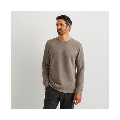 Eddie Bauer Men's Eddie's Favorite Thermal Crew - Wheat Heather - Size XXL