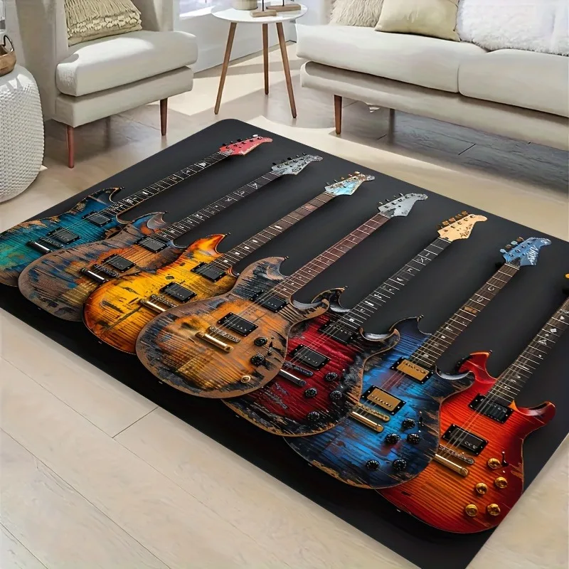 1PC HD Printed Decor Kitchen Rugs Non-Slip Home Door Mats Pop design Bathroom Rugs Bath Mat Carpet for Home Sink Laundry Decor