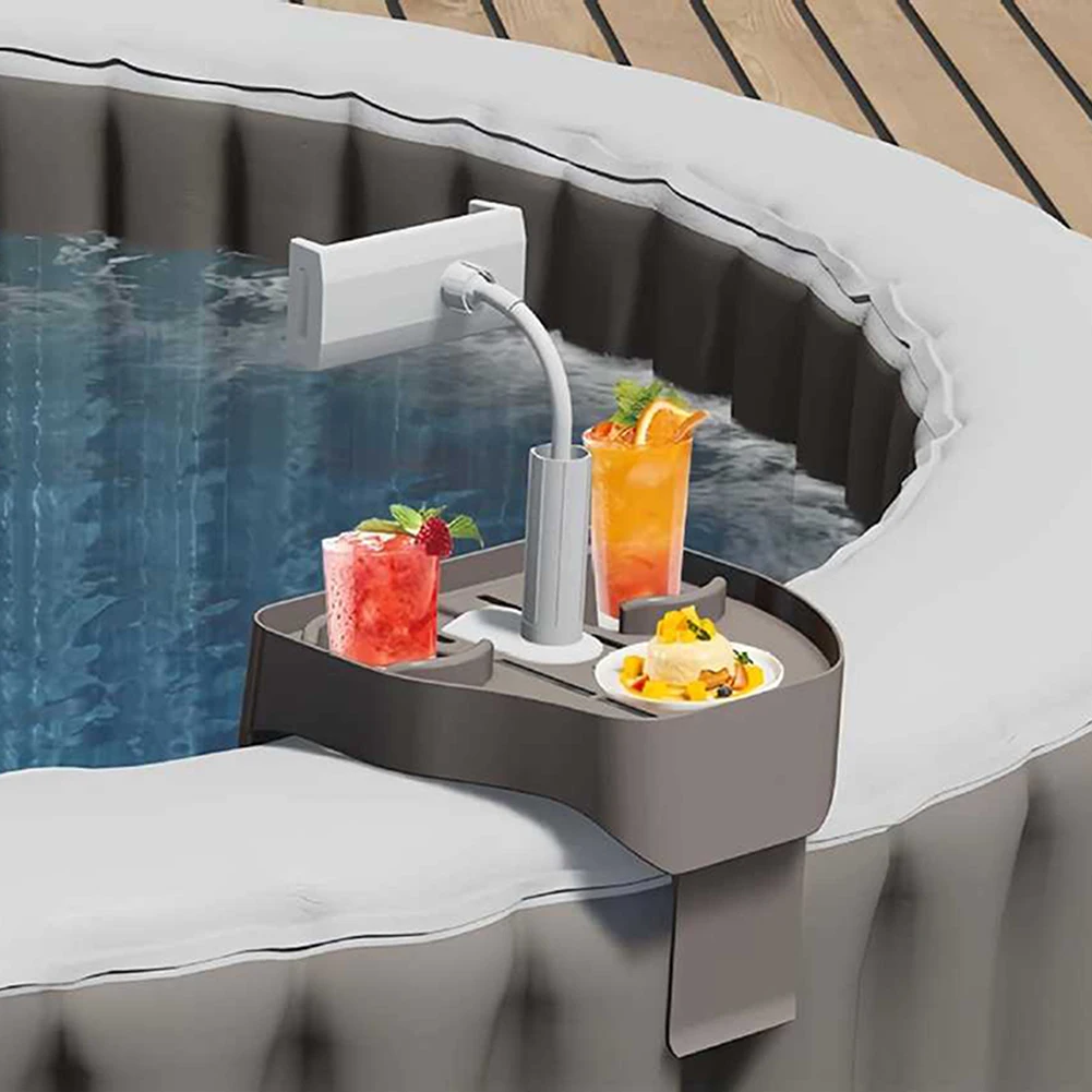 Clip-on Pool Getränkehalter Telefonhalter Pool Getränk Getränke Tablett Sommer Zubehör Image