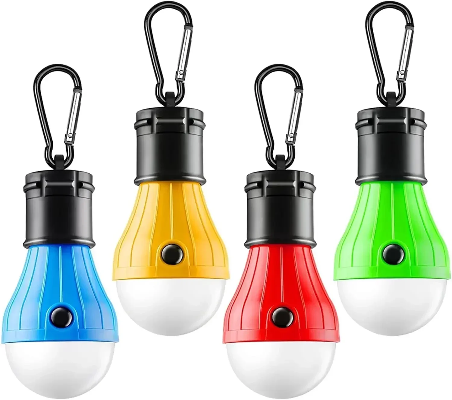 Outdoor-Zeltlampe, LED-Birne, tragbare Hakenlampe, Campinglampe, geeignet für Outdoor-Rucksäcke, Sicherheitswarnlicht für Kinder