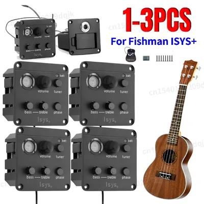 Akustikgitarren-Tonabnehmer, Onboard-Vorverstärker, Piezo-Tonabnehmer, EQ-Equalizer, klassische Akustikgitarre, EQ-Tuner, Piezo-Tonabnehmer für Fishman ISYS+