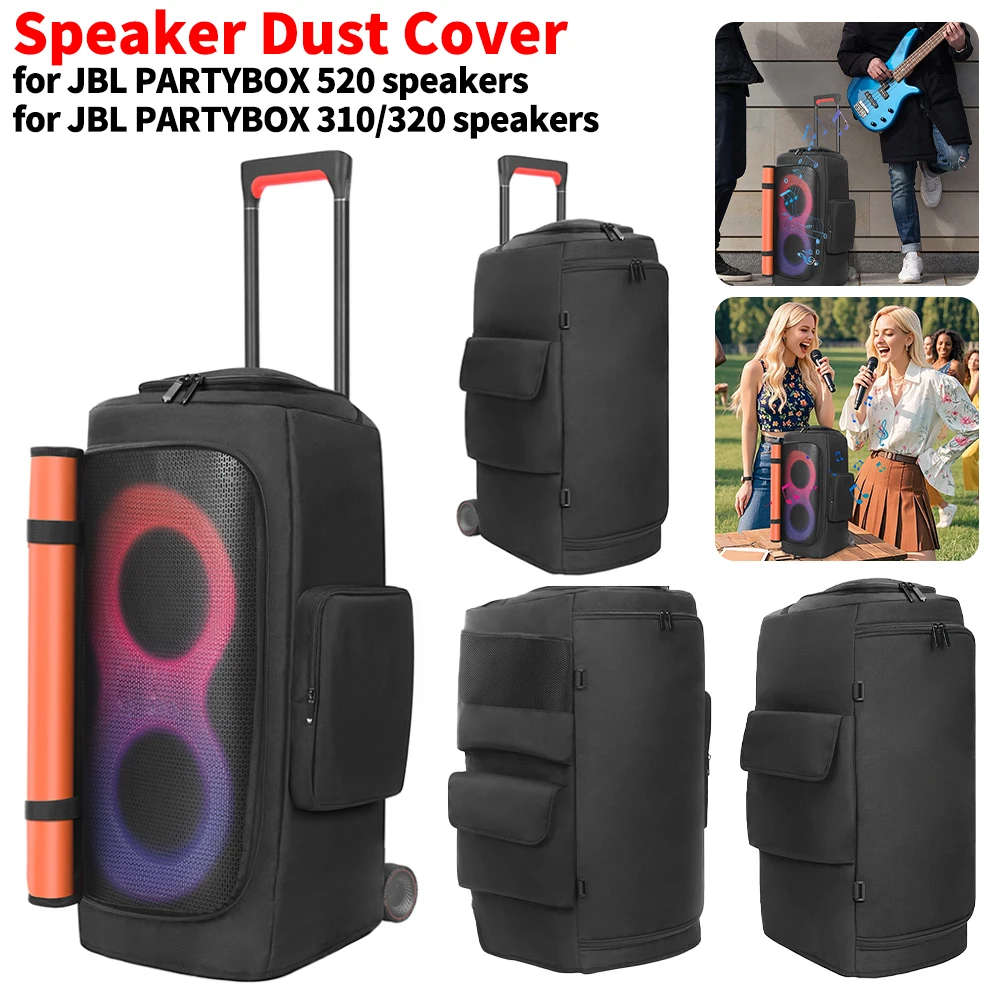 Staubschutz, elastisch, für Außenlautsprecher, Schutzhülle, Stretch-Lautsprecherabdeckung für JBL PartyBox Club 110/120 310/320 520 710 1000 Image