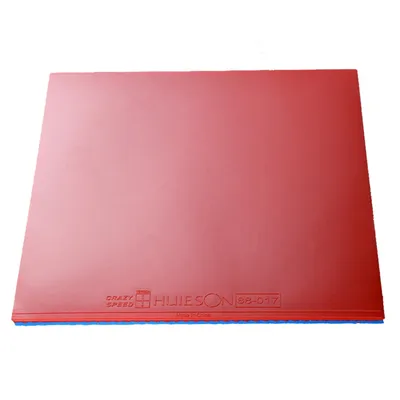Schwamm Tischtennis Gummi 2,2mm Rot Schwarz Hartschwamm Ping Pong Gummi Schnelle Angriff Tischtennis Schläger Zubehör Image