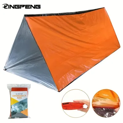 Emergency Sleeping Bag Ultra Waterproof Mylar Thermal Blankets Lightweight Survival Sleeping Bag Keep Warm for Camping Hiking
